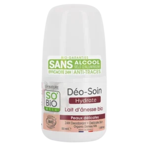 SO BIO DÉODORANT DOUCEUR AU LAIT D’ÂNESSE 50ML