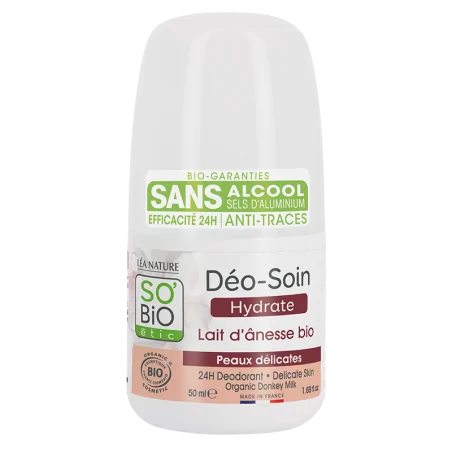 SO BIO DÉODORANT DOUCEUR AU LAIT D’ÂNESSE 50ML