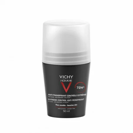 VICHY HOMME DEODORANT ANTI-TRANSPIRANT 72H ROLL-ON 50ML