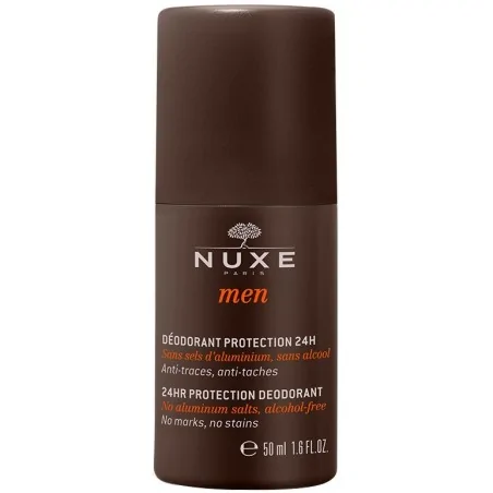 NUXE MEN DEODORANT PROTECTION 24H 50ML TOUS TYPES DE PEAUX MÊME SENSIBLES