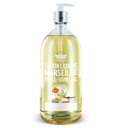 LES PETITS BAINS DE PROVENCE SAVON LIQUIDE MIEL-VANILLE 1L
