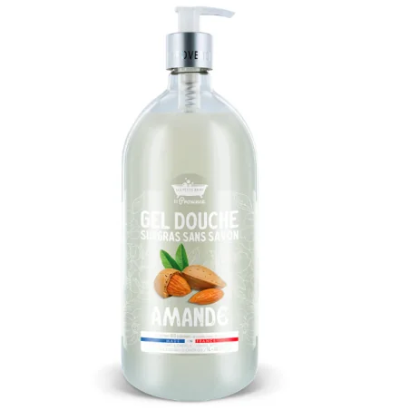 LES PETITS BAINS DE PROVENCE GEL DOUCHE SANS SAVON AMANDE 1L