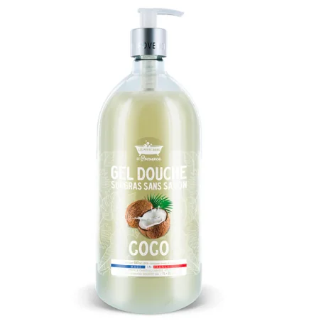 LES PETITS BAINS DE PROVENCE GEL DOUCHE SANS SAVON COCO 1L