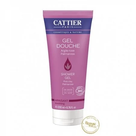 CATTIER GEL DOUCHE APAISANT -ARGILE ROSE/ALOE VERA 200ML