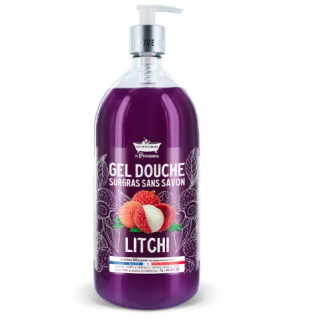 LES PETITS BAINS DE PROVENCE GEL DOUCHE LITCHI 1 L