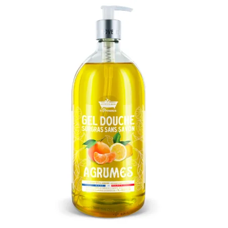 LES PETITS BAINS DE PROVENCE GEL DOUCHE AGRUMES 1 L