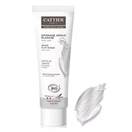 CATTIER GOMMAGE A L'ARGILE BLANCHE 100ML