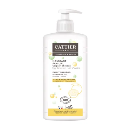 CATTIER MOUSSANT FAMILIAL – CORPS ET CHEVEUX 1L