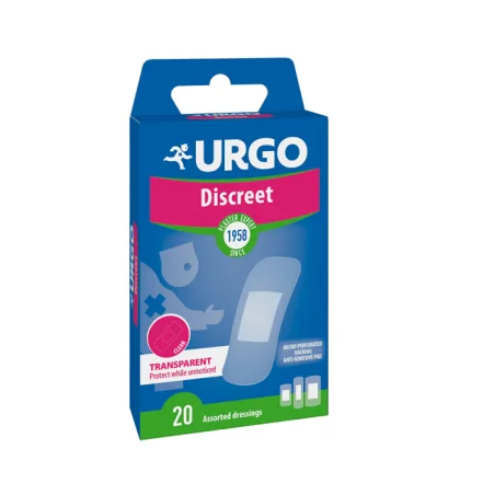 URGO DISCRET TRANSPARENT 20 PANSEMENTS