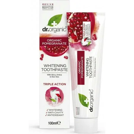 DR. ORGANIC DENTIFRICE À LA GRENADE BIO 100ML