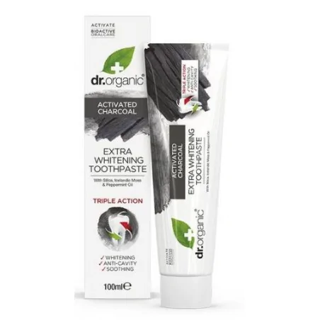 DR. ORGANIC DENTIFRICE AU CHARBON 100 ML