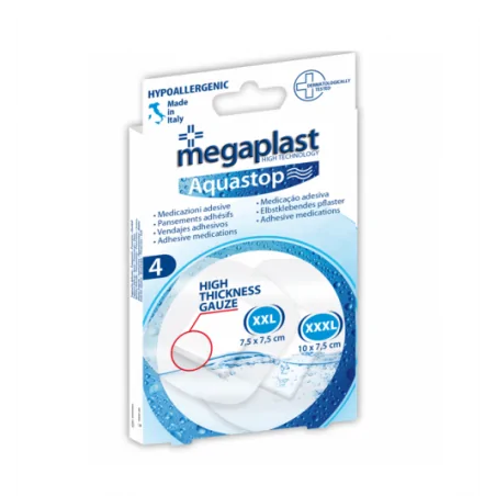 MEGAPLAST AQUASTOP PANSEMENT BOITE DE 4 - 112653