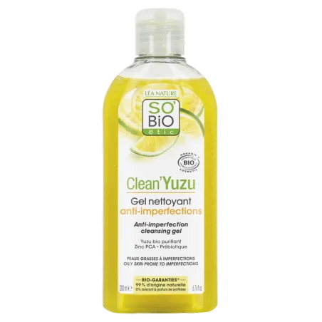 SO BIO YUZU GEL NETTOYANT ANTI-IMPERFECTIONS 200ML