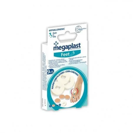 MEGAPLAST PANSEMENT POUR COR + DISQUES CORICIDES BOÎTE 24 - 112790