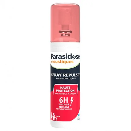 PARASIDOSE MOUSTIQUES PROTECTION CORPORELLE RÉPULSIF ZONES TROPICALES 100ML