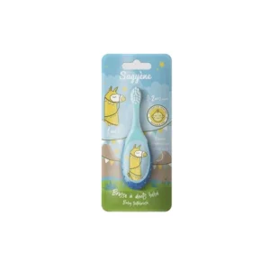 SAGYENE BROSSE À DENTS ERGONOMIQUE LAMA BLEU 0-2ANS - A00136