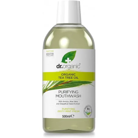DR.ORGANIC BAIN DE BOUCHE TEA TREE 500ML