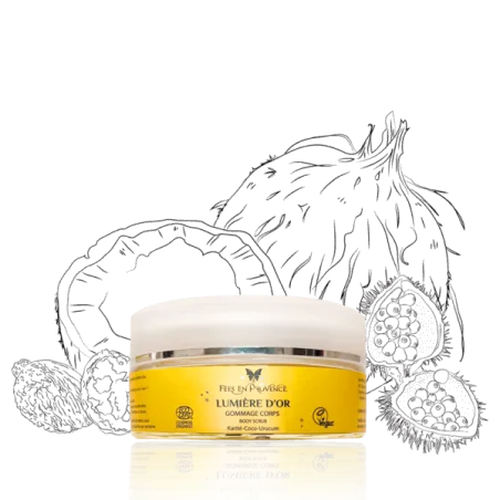 FEES EN PROVENCE GOMMAGE CORPS LUMIERE D'OR 200ML