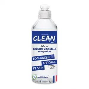 CLEAN LIQUIDE VAISSELLE SANS PARFUM 500ML