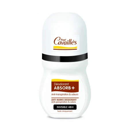 ROGÉ CAVAILLÈS DEO ABSORB+ SOIN INVISIBLE ROLL ON 50ML