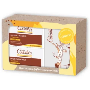 ROGE CAVAILLES SAVON SURGRAS EXTRA DOUX 250G X2 + BOITE OFFERTE
