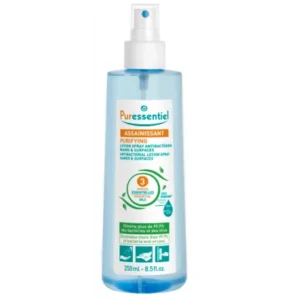 PURESSENTIEL ASSAINISSANT LOTION SPRAY ANTIBACTÉRIEN MAINS ET SURFACES 3 HE 250ML