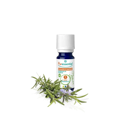 PURESSENTIEL HUILE ESSENTIELLE ROMARIN A CAMPHRE BIO 10ML
