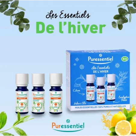 PURESSENTIEL HUILE ESSENTIELLE PACK LES ESSENTIELS DE L'HIVER