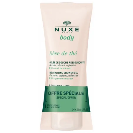 NUXE RÊVE DE THÉ - DUO GELÉE DE DOUCHE 2 X 200ML