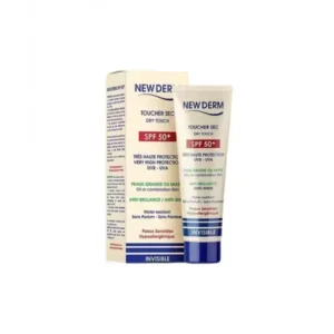 NEW DERM ECRAN INVISIBLE TOUCHER SEC SPF50+ 50 ML