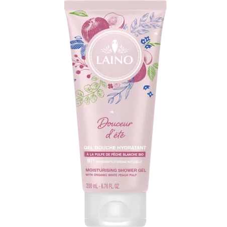 LAINO GEL DOUCHE HYDRATANT À LA PULPE DE PÊCHE BLANCHE 200ML