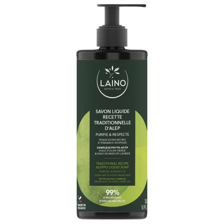 LAINO SAVON LIQUIDE RECETTE TRADIONNELLE D'ALEP 500ML