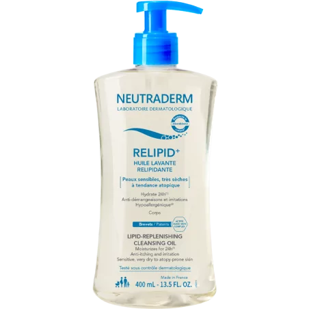 NEUTRADERM HUILE LAVANTE RELIPIDANTE 400ML