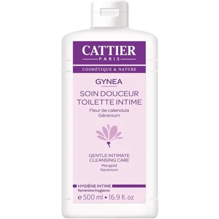 CATTIER GYNEA SOIN DOUCEUR TOILETTE INTIME BIO 500 ML