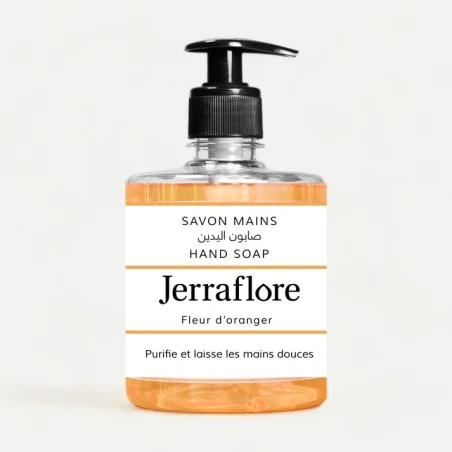 JERRAFLORE SAVON MAINS FLEUR D’ORANGER 500ML