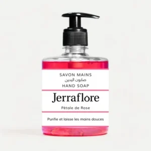JERRAFLORE SAVON MAINS ROSE 500ML