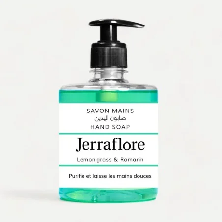 JERRAFLORE SAVON MAINS LEMON GRASS & ROMARIN 500ML