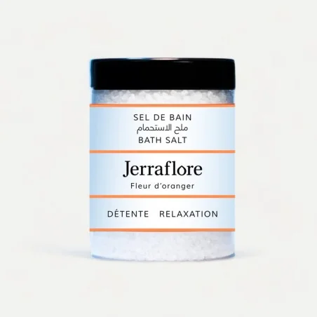 JERRAFLORE SEL DE BAIN FLEUR D'ORANGER 400G