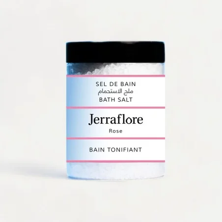 JERRAFLORE SEL DE BAIN ROSE 400G