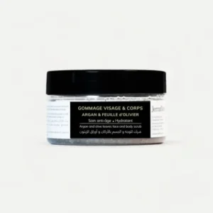 JERRAFLORE GOMMAGE VISAGE & CORPS ARGAN & FEUILLE D'OLIVIER 90G