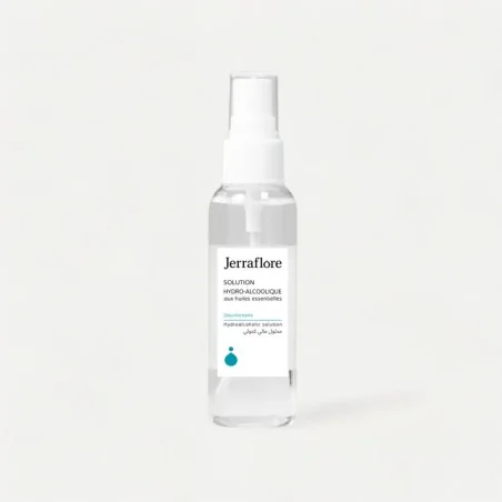 JERRAFLORE SOLUTION HYDROALCOOLIQUE AUX H.ESS 60ML