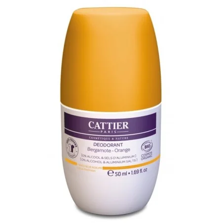CATTIER DÉODORANT ROLL-ON FRAICHEUR AGRUME 50ML