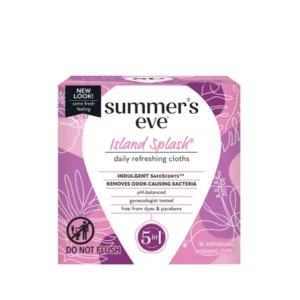 SUMMER’S EVE ISLAND SPLASH CLEANSING 16 CLOTHS