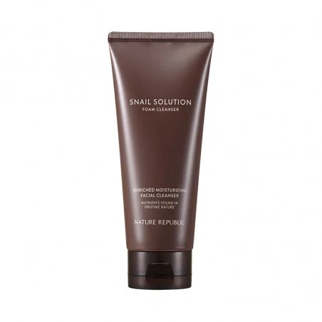 NATURE REPUBLIC SNAIL SOLUTION FOAM CLEANSER
