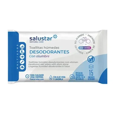 SALUSTAR LINGETTES DEODORANTES A L'ALLUN B15