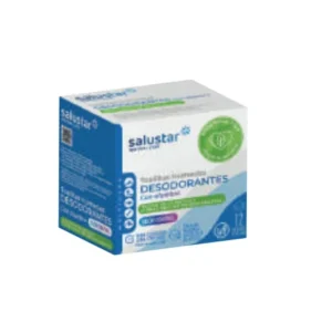 SALUSTAR LINGETTES DEODORANTES A L'ALLUN UNIDOSE 12 UNITES