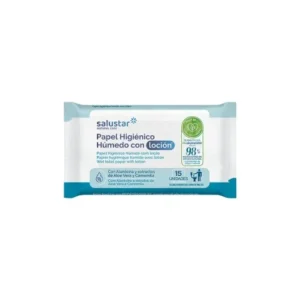 SALUSTAR LINGETTES PAPIER TOILETTE HUMIDE 15 UNITES