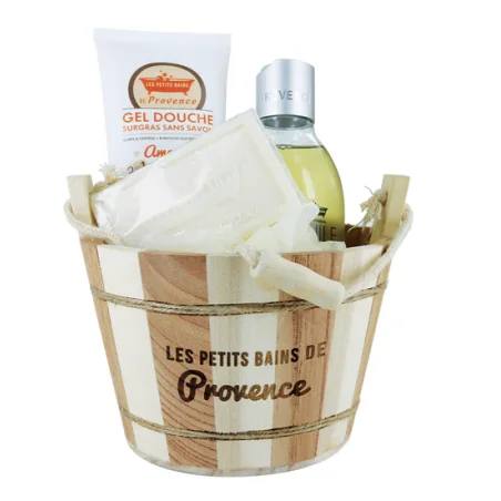 LES PETITS BAINS DE PROVENCE COFFRET BAIN HUILE D'AMANDE