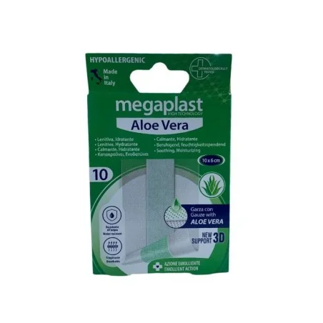 MEGAPLAST ALOE VERA PANSEMENT 3D HYDRATANTE BOITE DE 10 - 083519