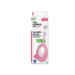 THE HUMBLE CO BROSSE A DENTS A BASE DE PLANTES POUR BEBE ULTRA DOUCE - ROSE